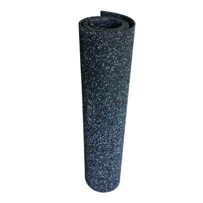 Blue Dot Recycled Rubber rolled