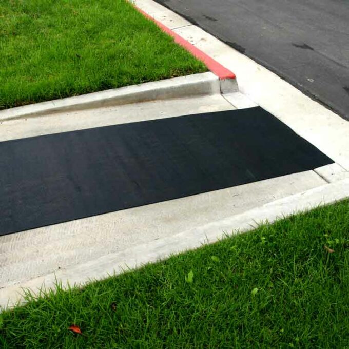 Black in color Perfect Anti-Slip Mats for Inclines, Ramps, and Walkways outdoor
