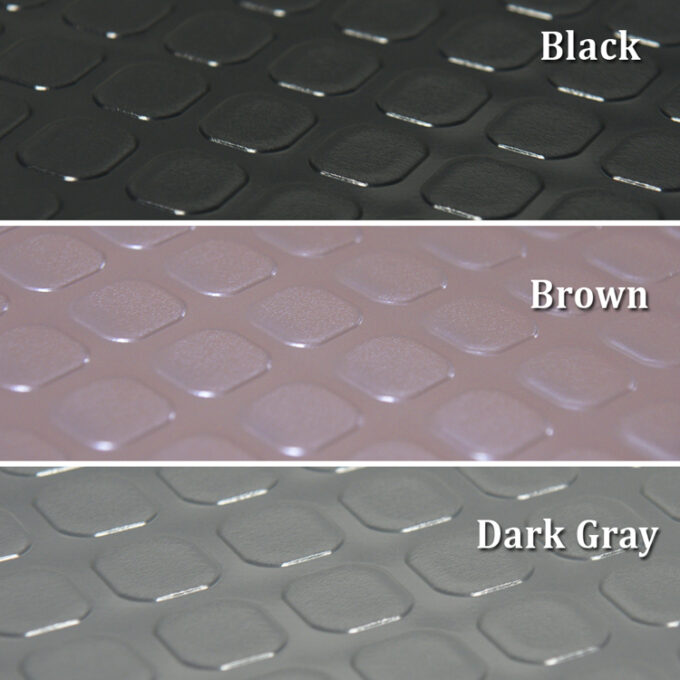 Block Grip a Lightweight, Durable Flooring available in 3 colors Black, Brown, Dark Grey