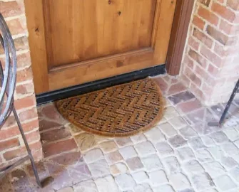 Elegant Coir Entrance Door Mat with a Stylish Design