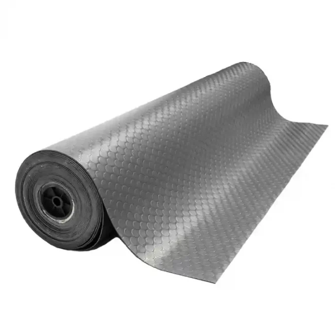 Modern Design PVC Flooring Rolls dark grey rolled