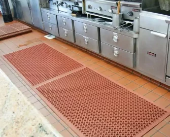 Red color Perfect Rubber Drainage Mats for Kitchens or Bars