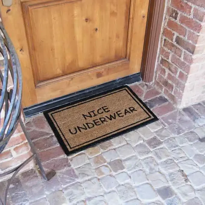 Funny Doormats for Awkward Moment