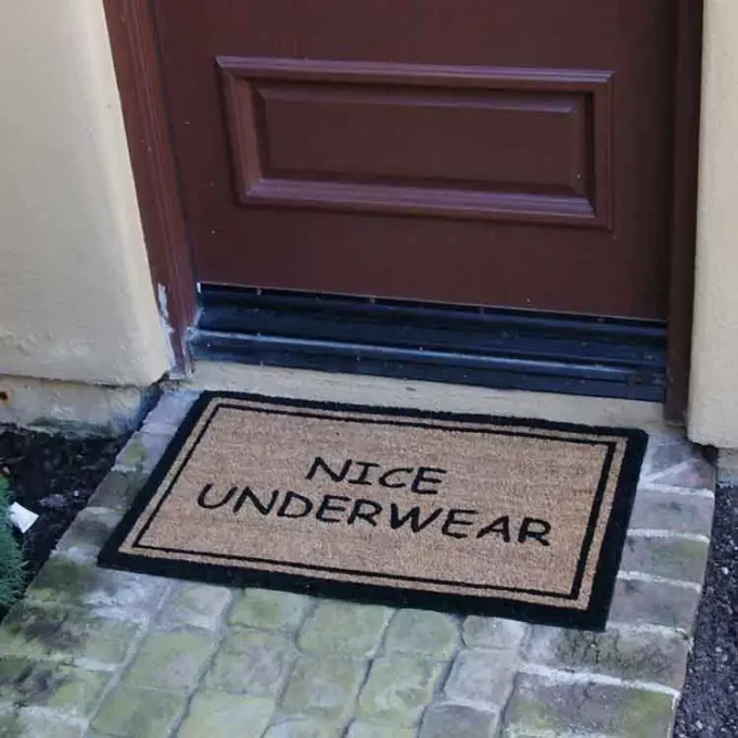Funny Doormats for Awkward Moment