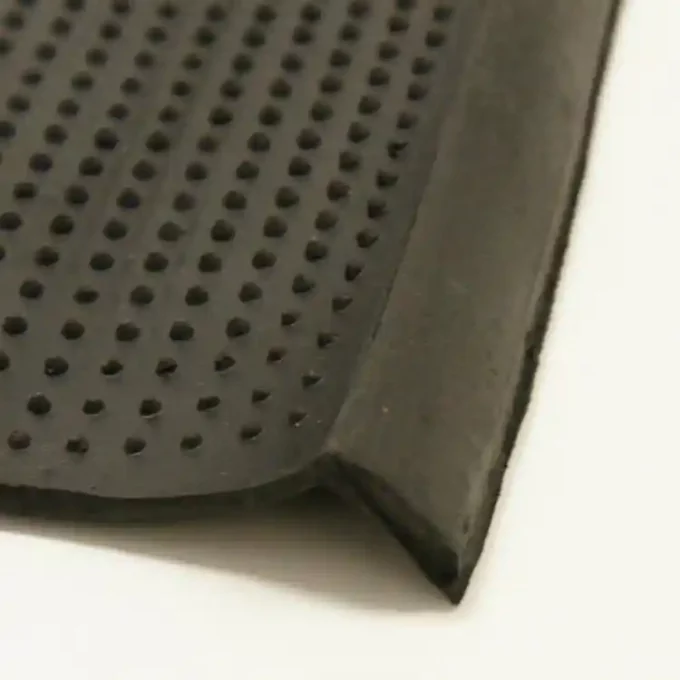 Black color Anti-Slip Stair Tread Mats Provide Foothold in Wet or Dry Conditions