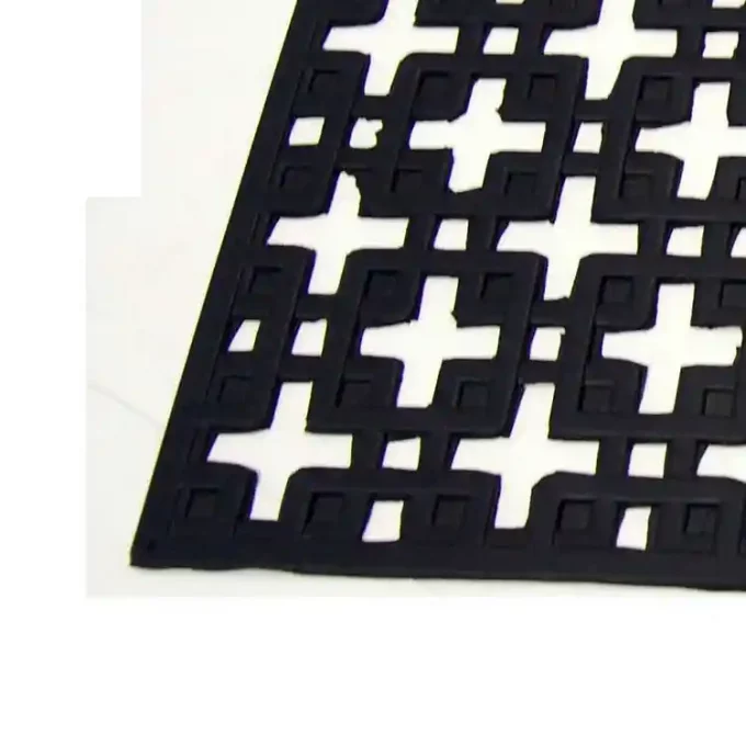 Non-Slip Stair Mat with Both a Functional and Aesthetic Design of stars corner shot