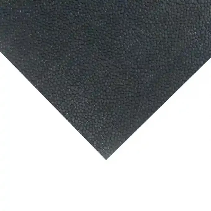 Black color Reclaimed Safety Rubber Mat Improves Traction and Resilience corner shot