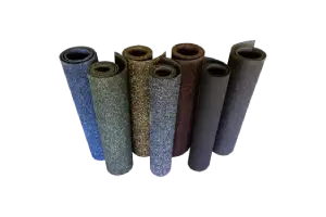 Rubber Rolls Mat 7 colors rolled