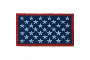 Patriotic Doormat showing flag