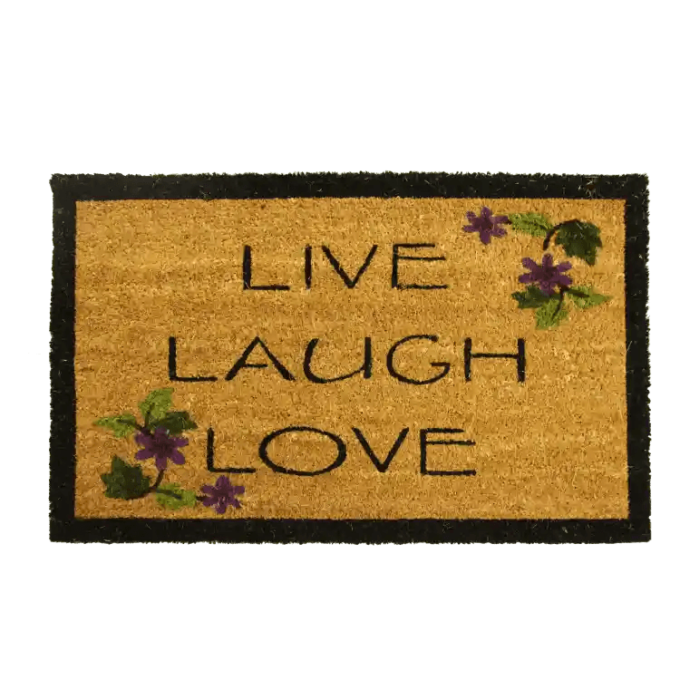 Novelty Doormats with a Warm words Live