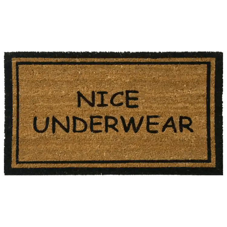 Nice Underwear Funny Doormat