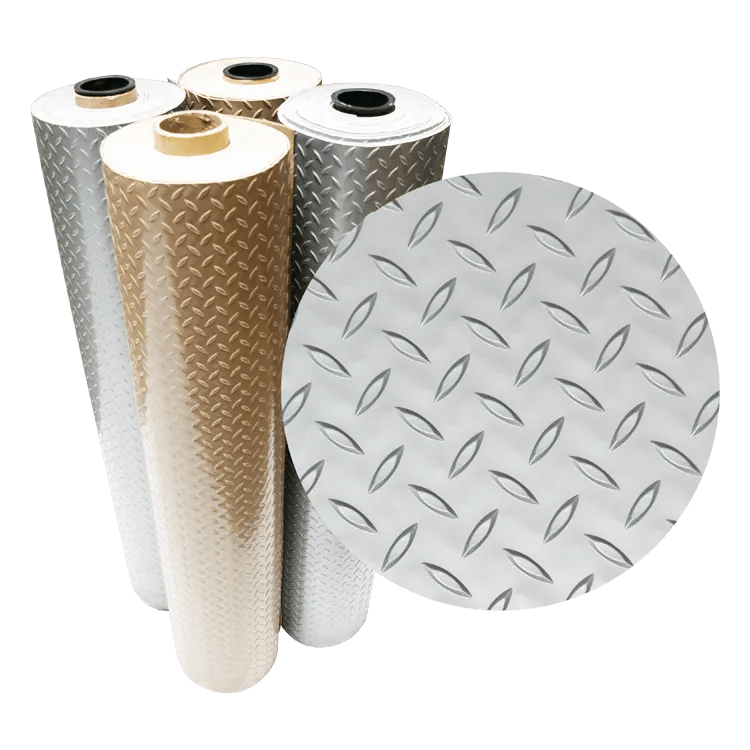 Durable 1/8 Thick Corrugated Rubber Runner Mat Roll, 2' x 75