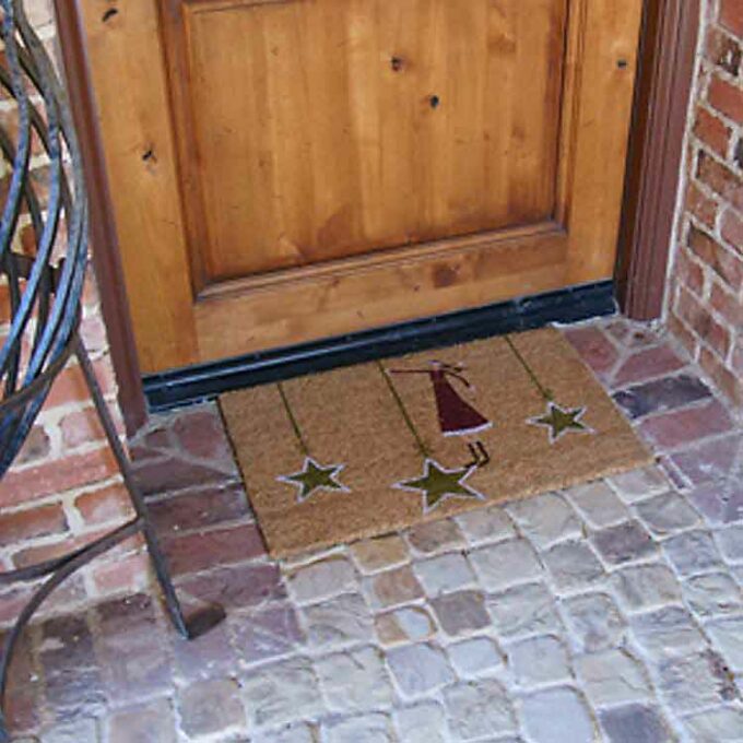 Holiday Door Mats with a Modern Aesthetic
