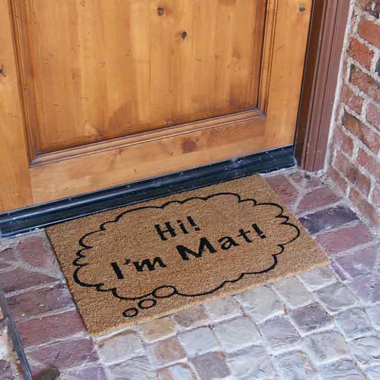 Hi Skinny Doormat Hi Door Mat Hi Welcome Mat Hi Doormat Hi -  Israel