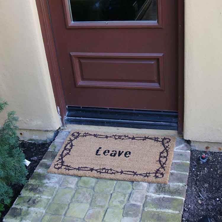 Fun Letter Front Door Mat Welcome Door Mat ,Indoor Outdoor Doormat