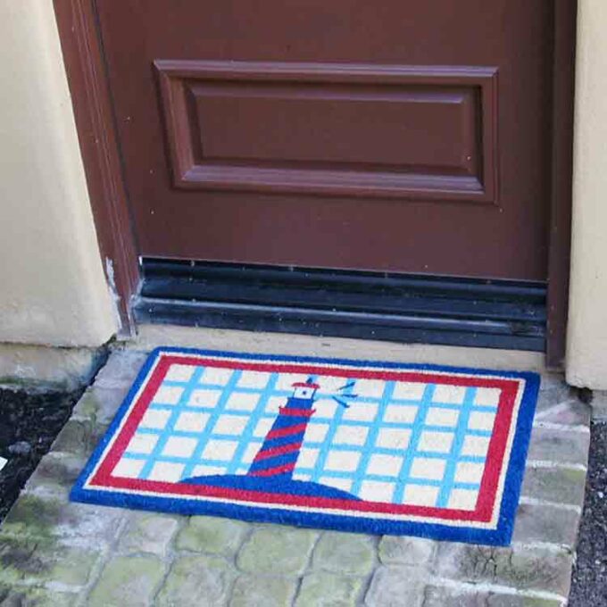 Coco Doormat with Light house picture