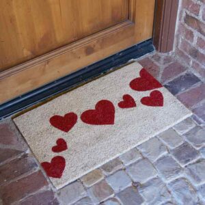 Love and Hearts Doormats Make an Announcement at the Door