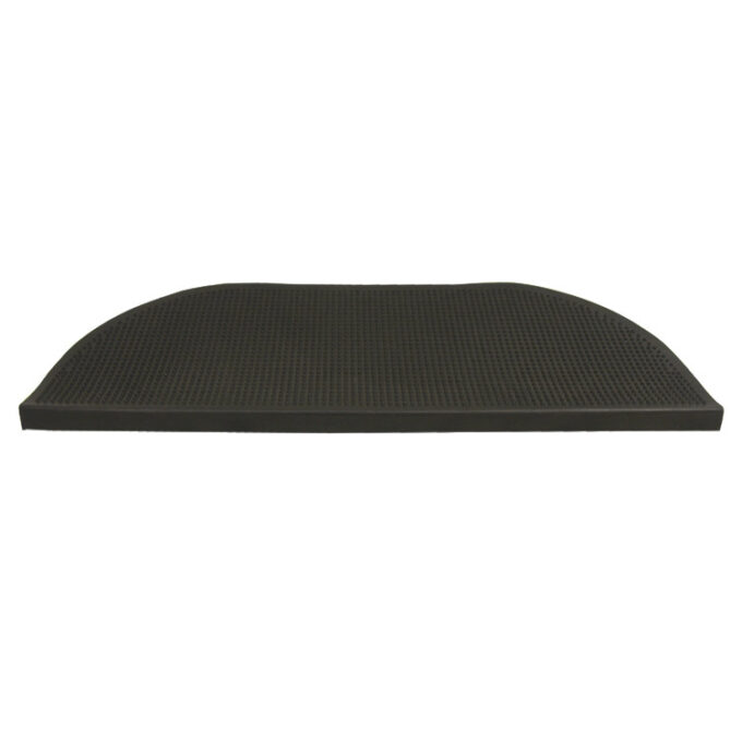 Recycled Rubber Stair Mat Protects Against Slips and Falls top bottom shot