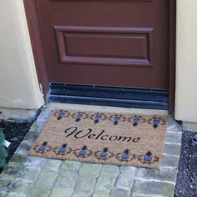 Pineapple Doormats for Homes with a Tropical Decoration