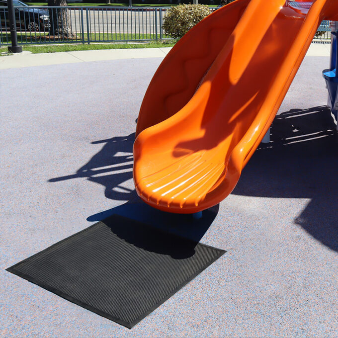 Playground Slide Landing Mat under slide